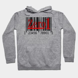 Zero1-1.28 Bar Code Hoodie